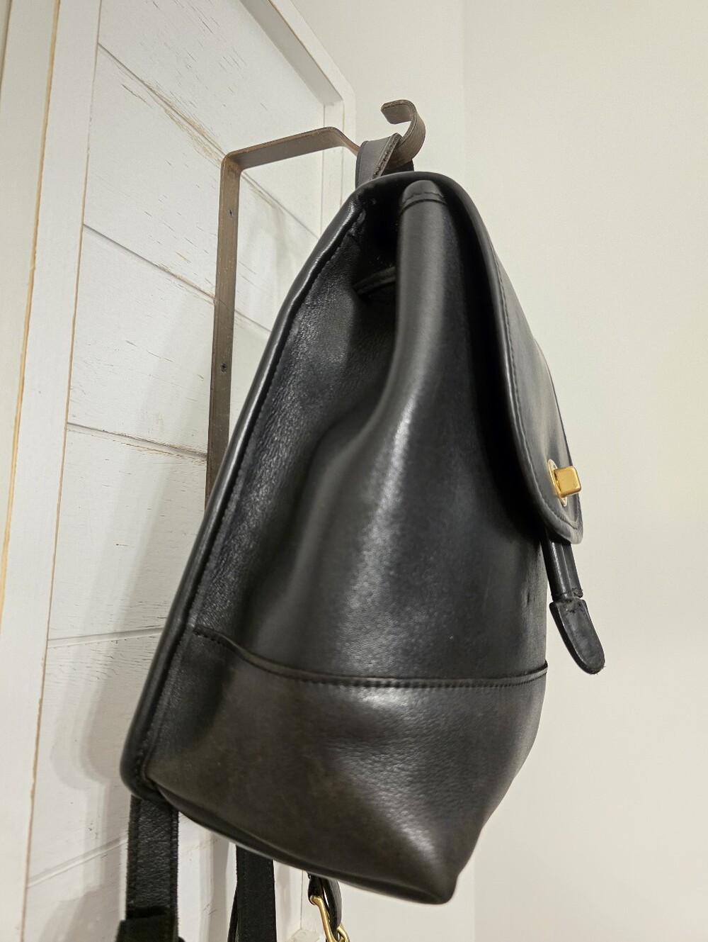 1999 Coach Daypack Backpack In Black 9960 - Picture 11 of 16